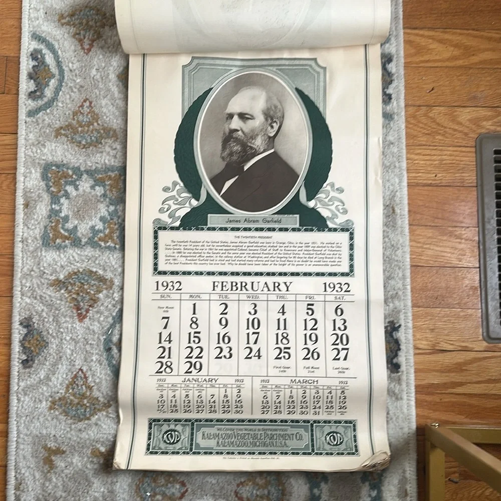 president calender